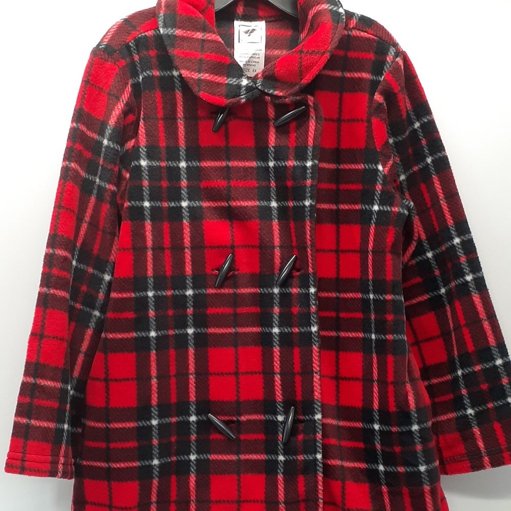 NWOT MULBERRY BUSH PLAID COAT 6X